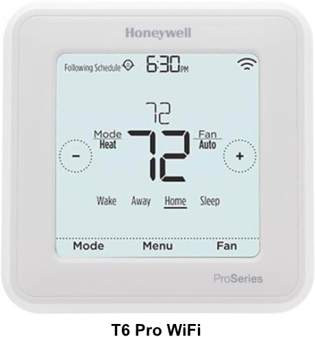 T6 Pro WiFi thermostat