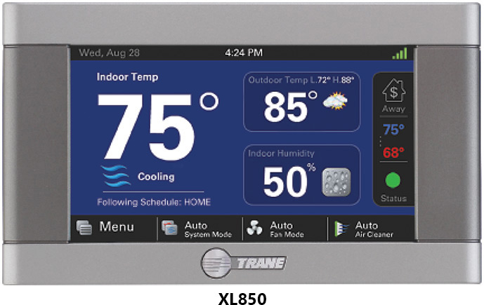 XL850 thermostat